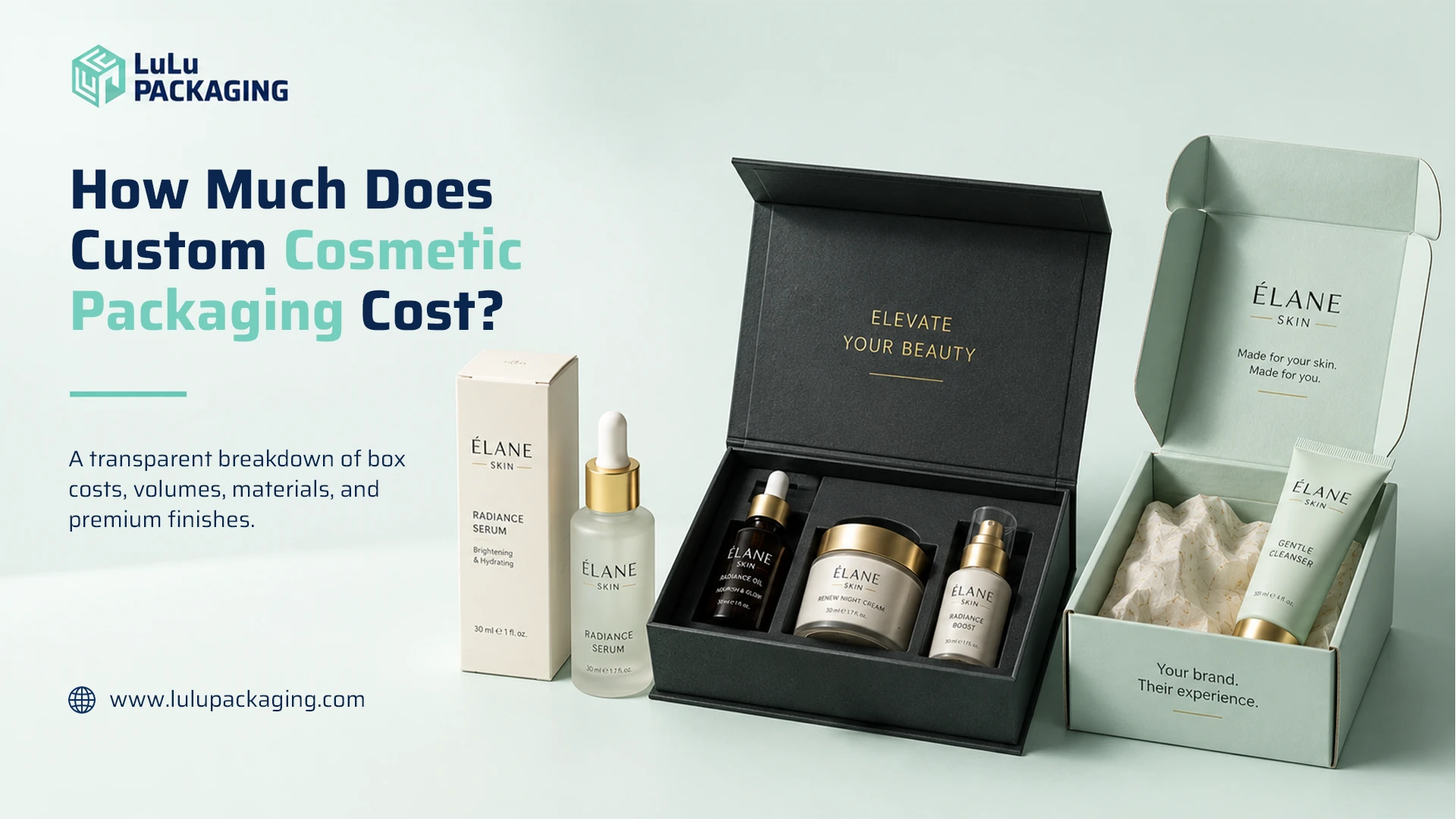 how much does custom cosmetic packaging cost