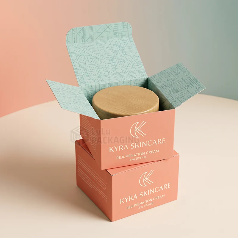 cream box packaging