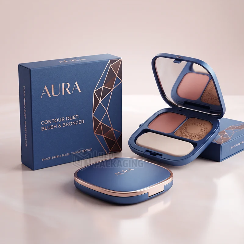 custom blush bronzer box