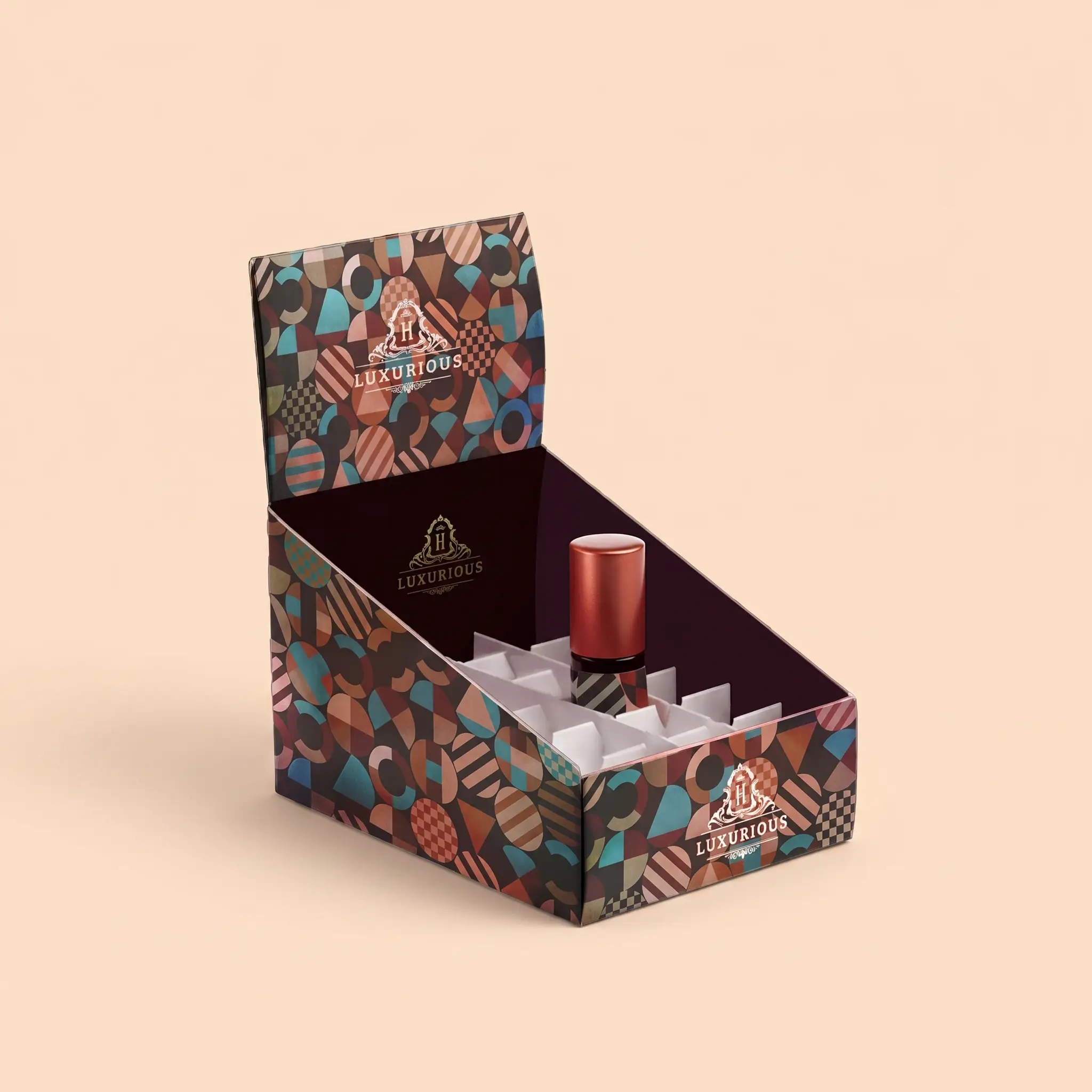 custom cosmetic display box packaging