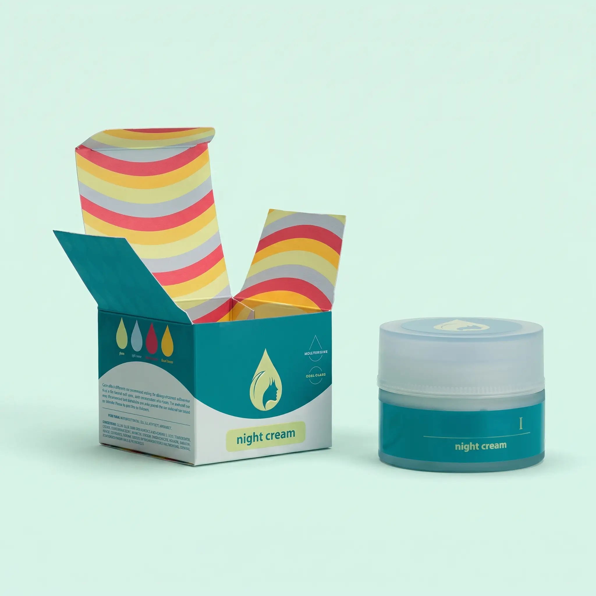 cream boxes