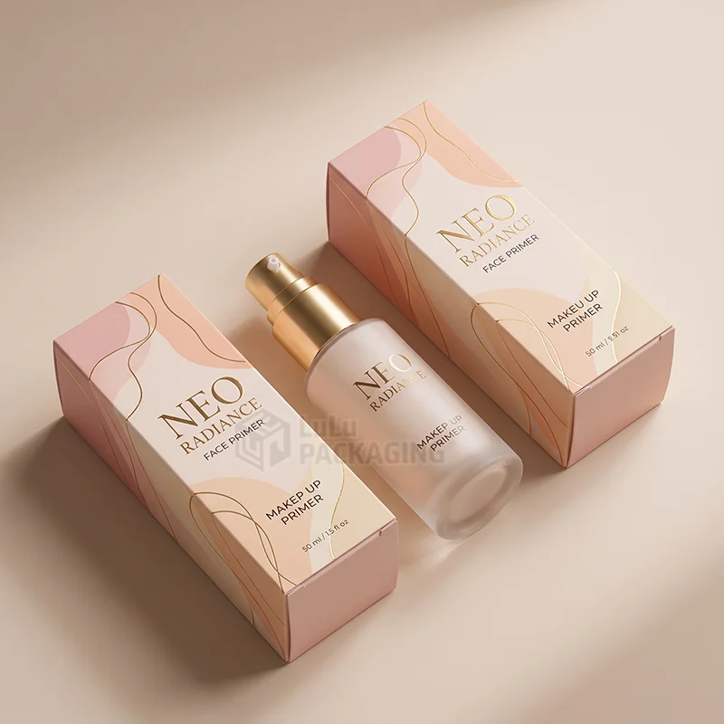 custom face primer packaging