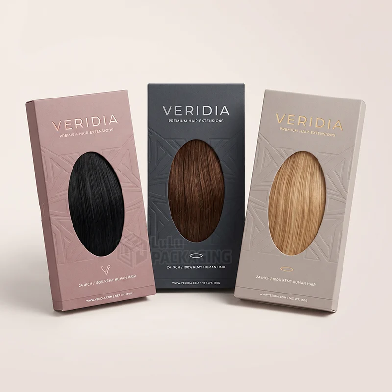 custom hair extension boxes