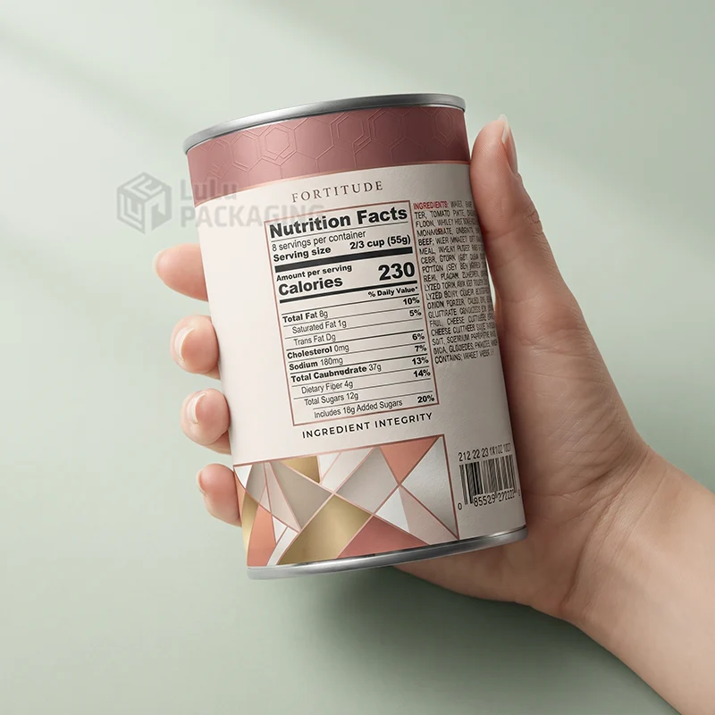 custom ingredient label
