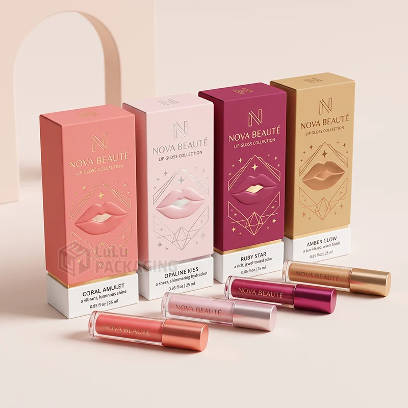 custom lip gloss boxes