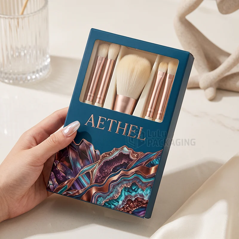 custom makeup brush box