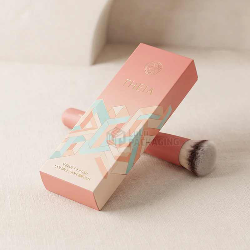 custom makeup brush packaging box