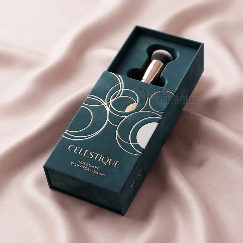 custom makeup brush packaging box