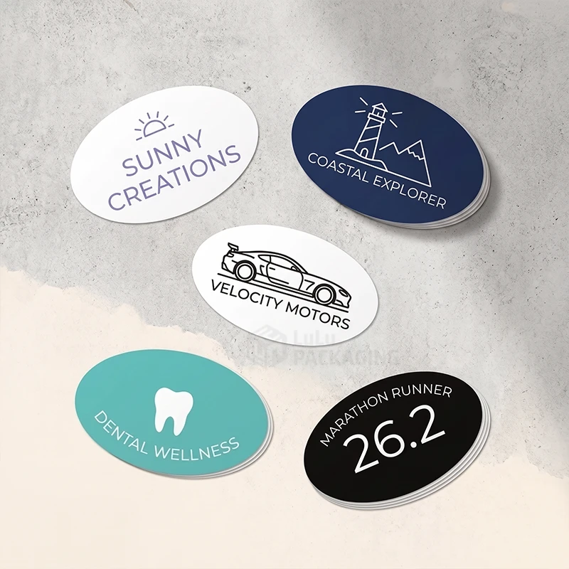 custom oval stickers