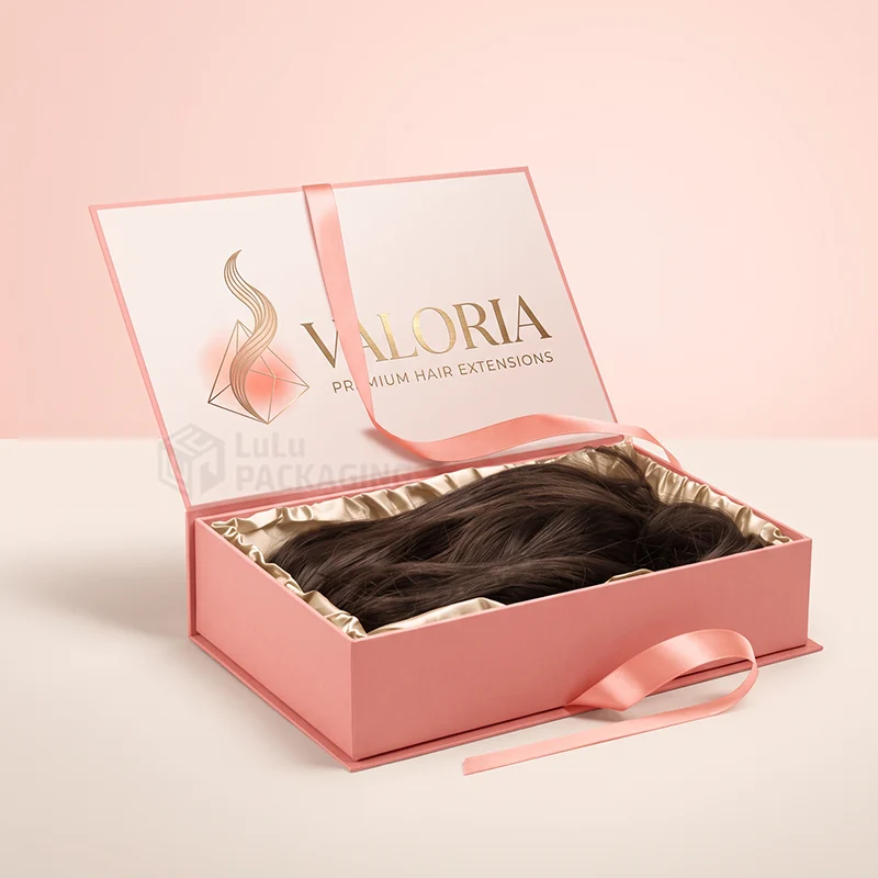 custom printed hair extension boxes