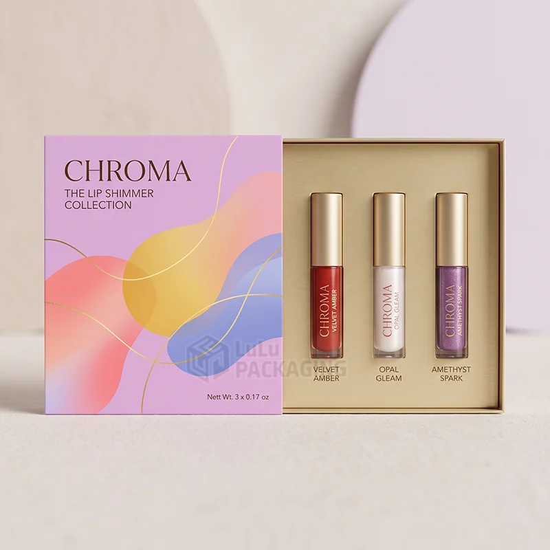 custom printed lip gloss boxes