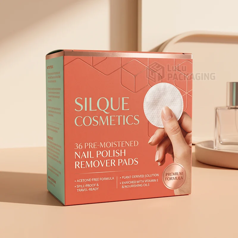 custom printed nail polish remover boxes