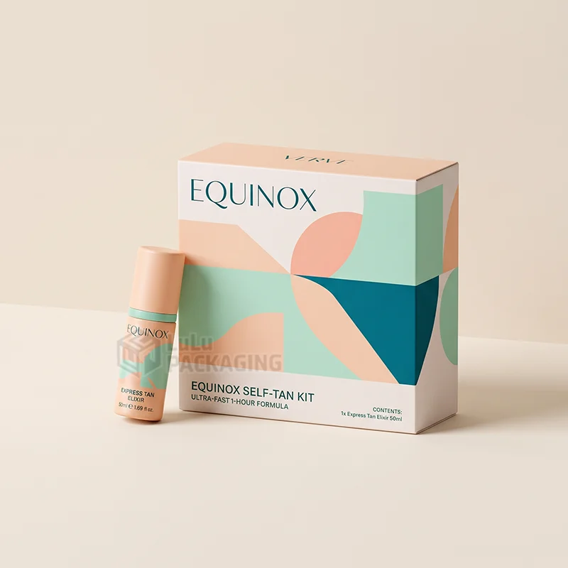 custom printed self tanner box