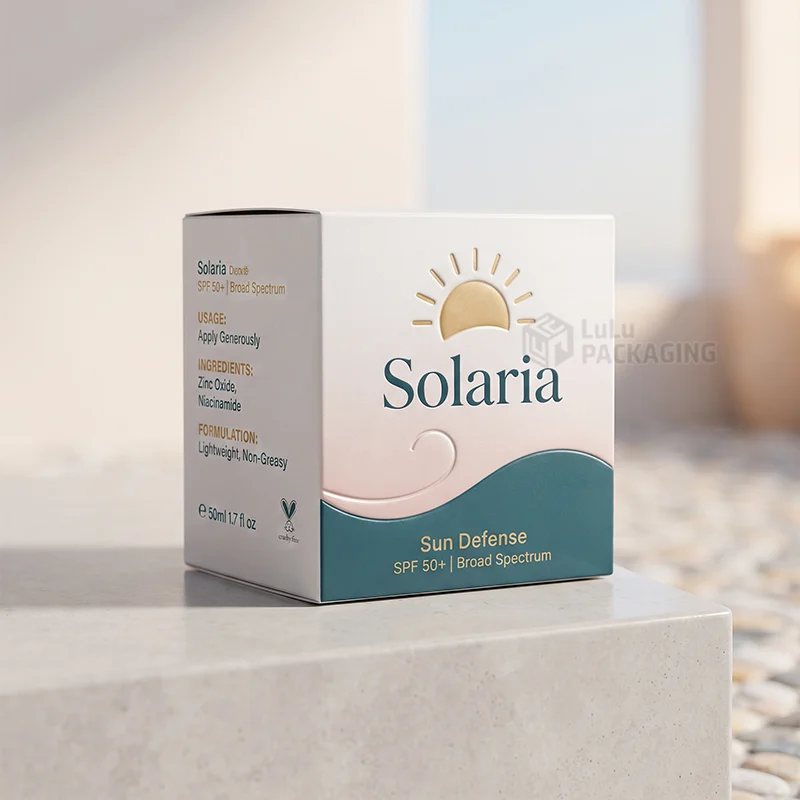 custom printed sunscreen boxes