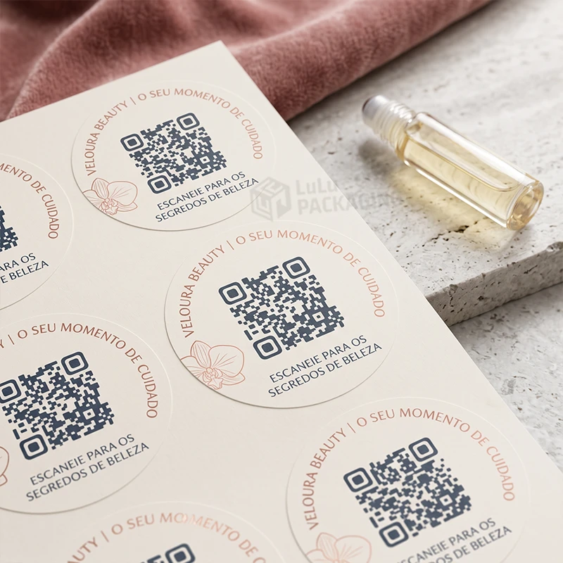 custom qr code stickers