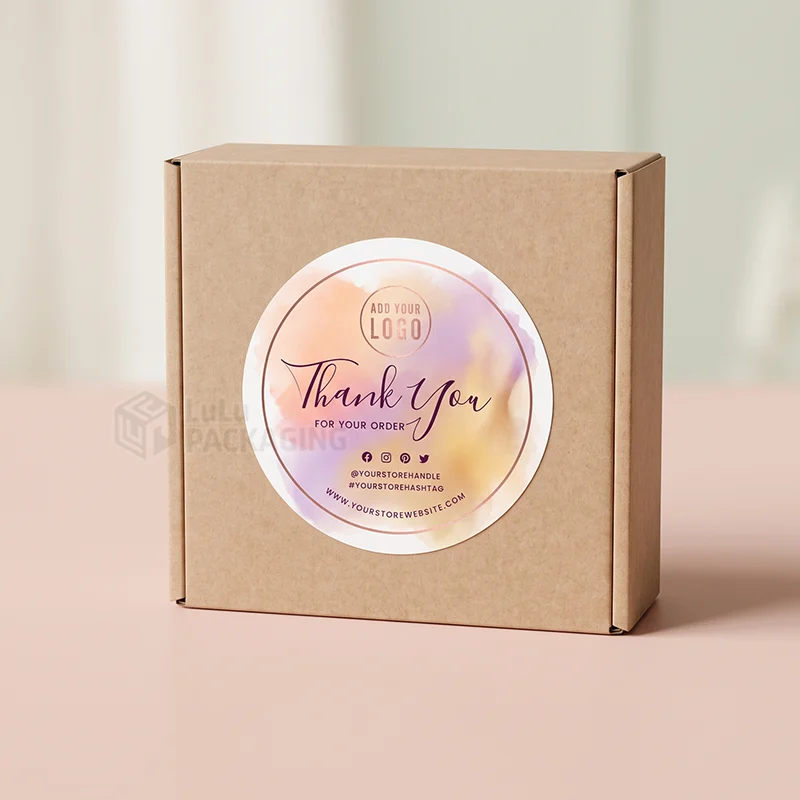 custom thank you sticker