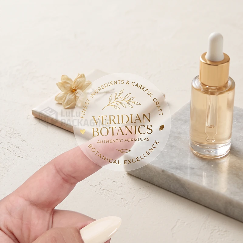 gold foil sticker