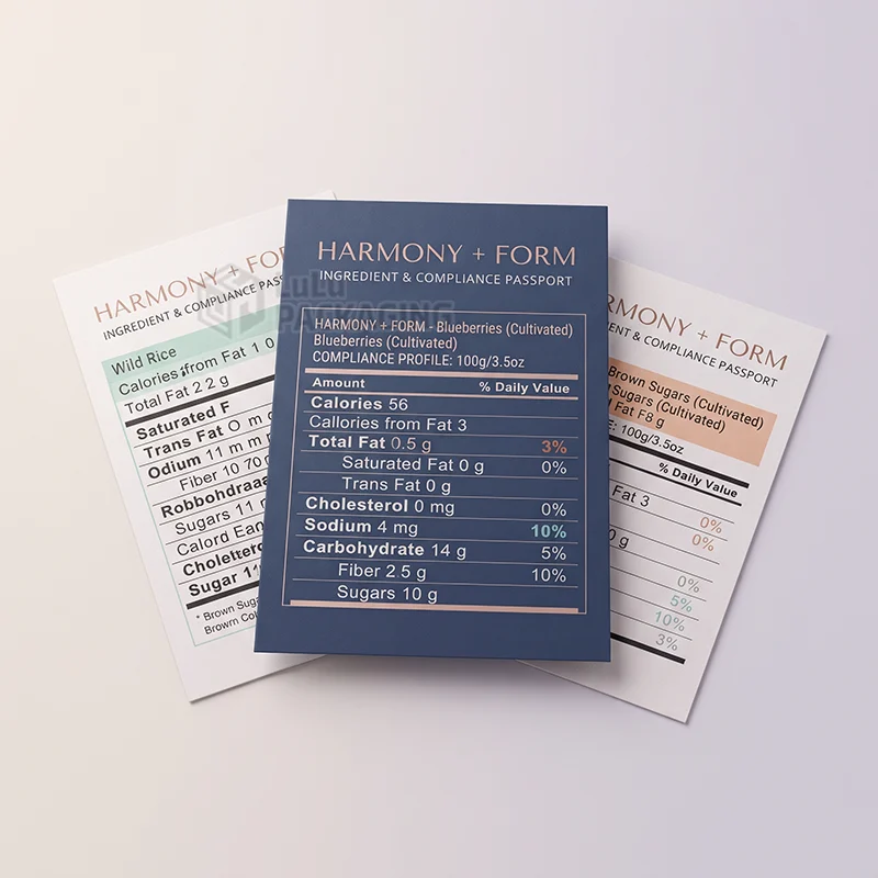 ingredient labels printing