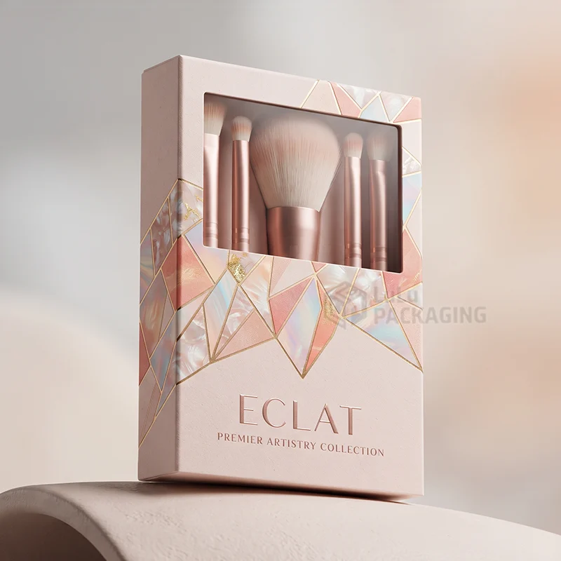 makeup brush box packaging