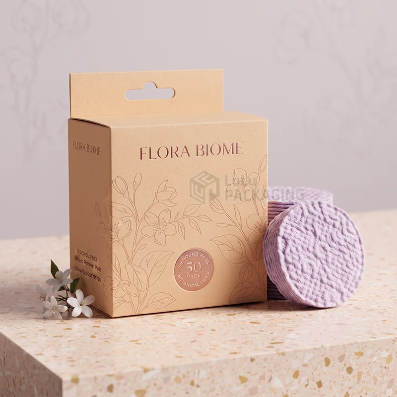makeup remover packaging box