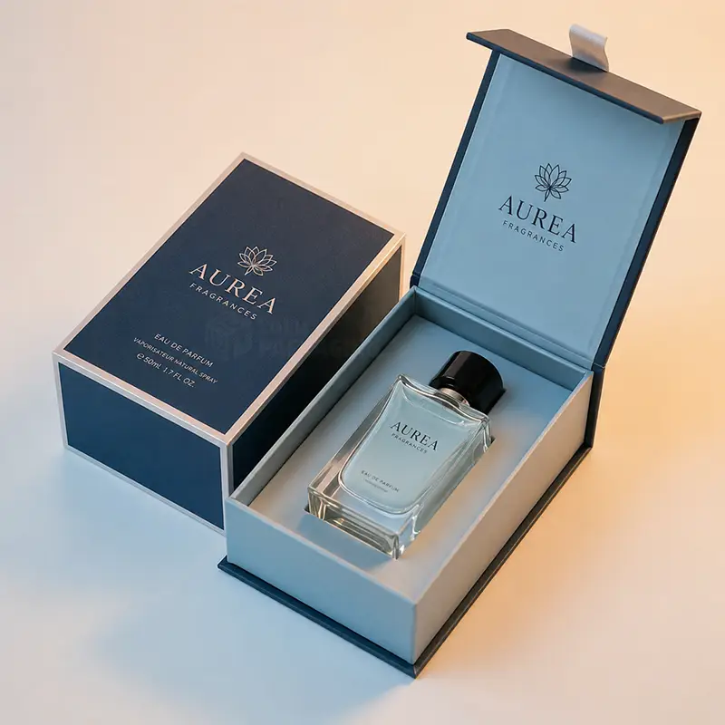 perfume box with logo