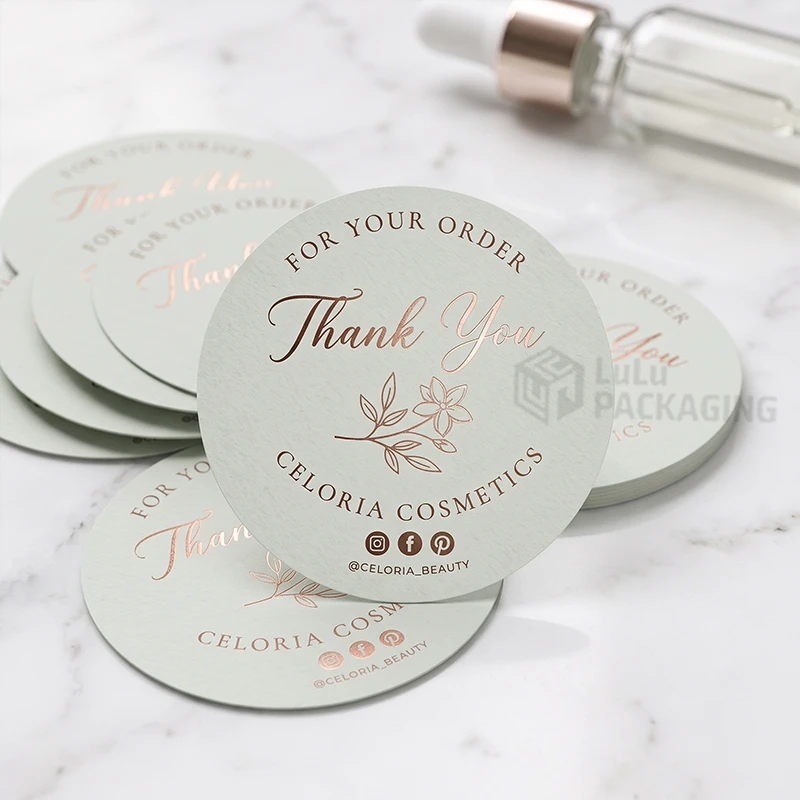 personalized round stickers