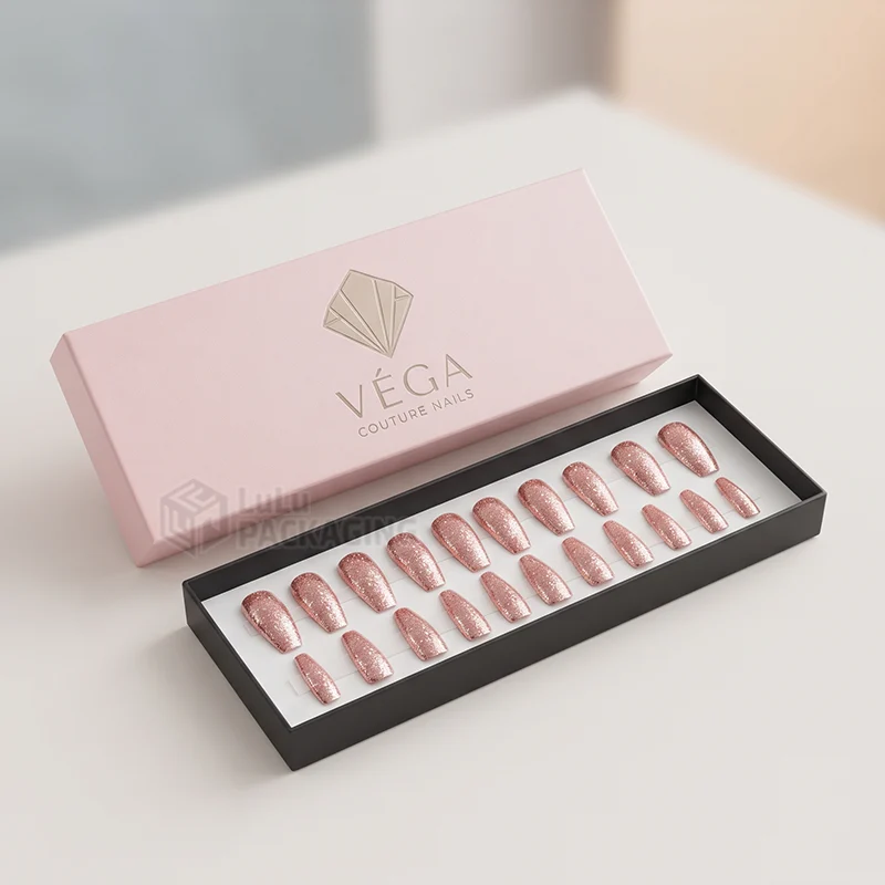 press on nail box packaging