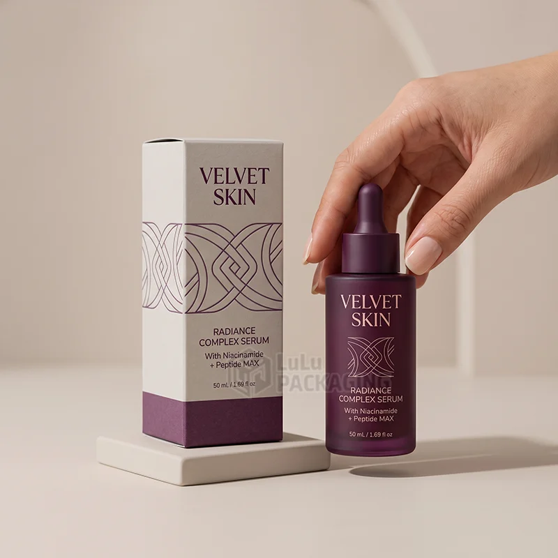 printed serum packaging boxes