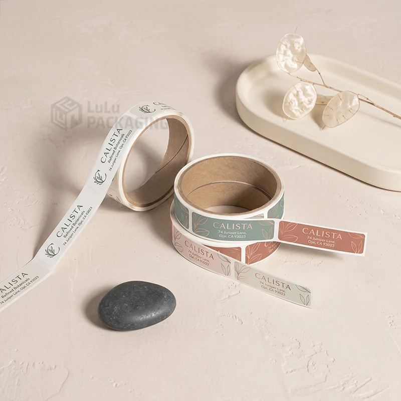 return address labels roll